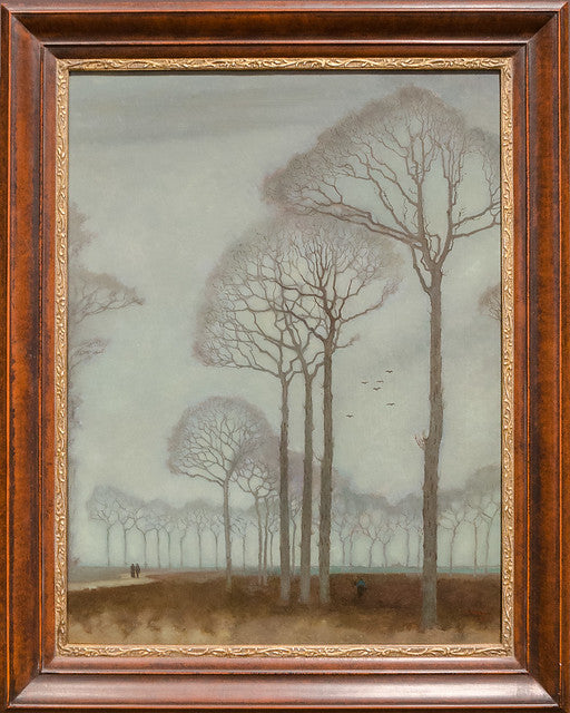 Bomenrij_Row_of_Trees_1915_By_Jan_Mankes
