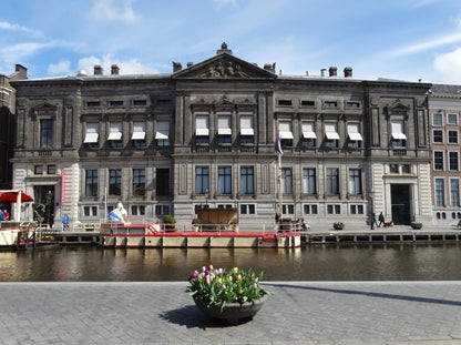 Allard Pierson Amsterdam Musuem frontal view from opposite site of the canal