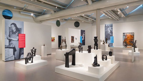 Museum Arnhem inside view of modern art exhibition